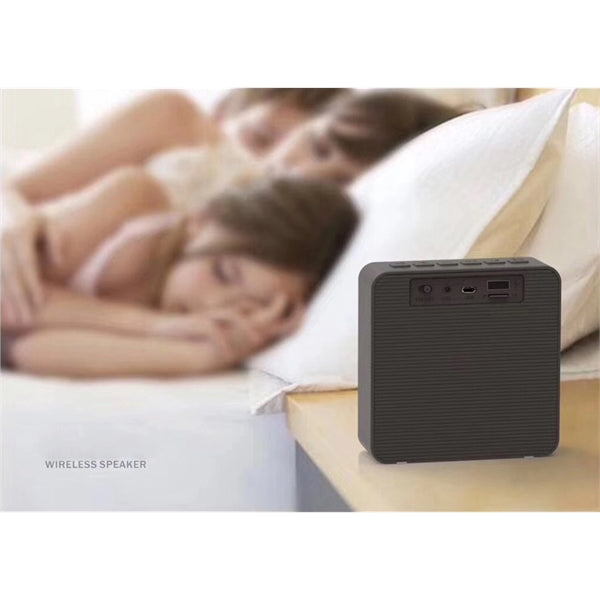 Square Wireless Bluetooth speaker with LED screen