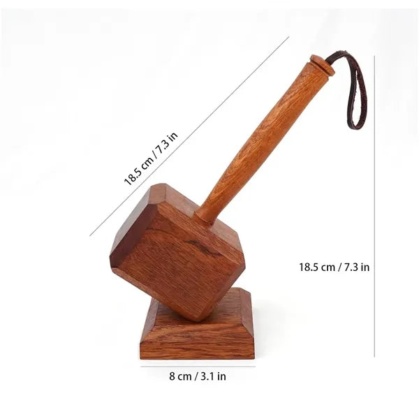 Wooden Thor Hammer Beer Opener
