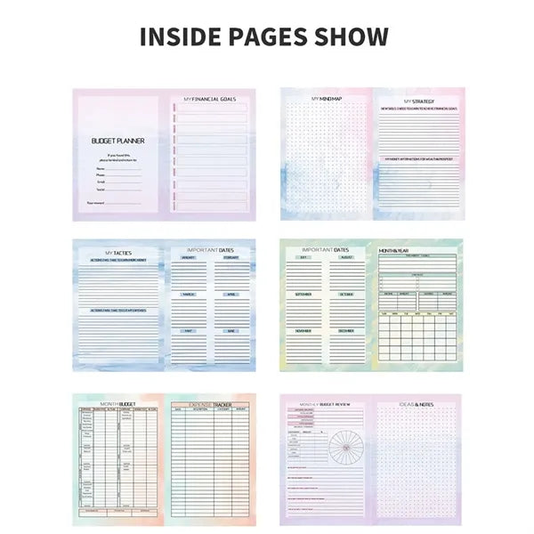 Planner With Expense Tracker Notebook