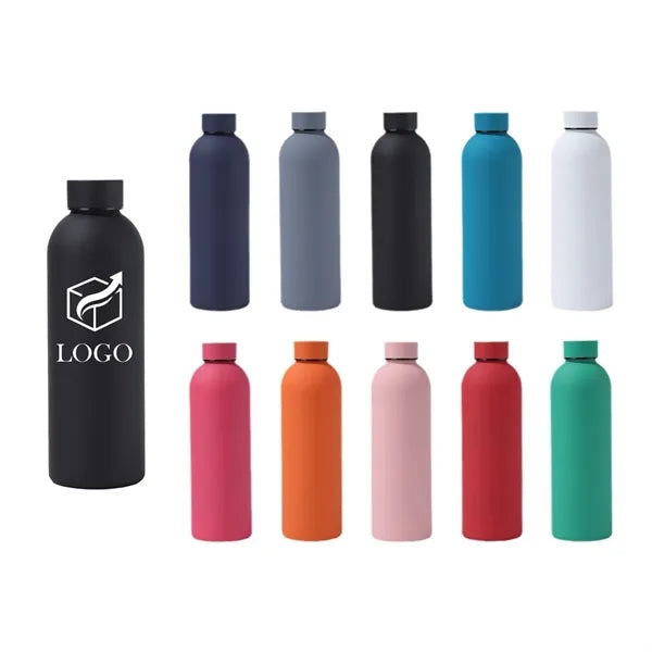 Rubber-Coated Stainless Insulated Bottle