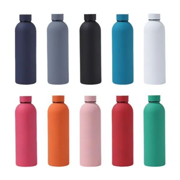 Rubber-Coated Stainless Insulated Bottle