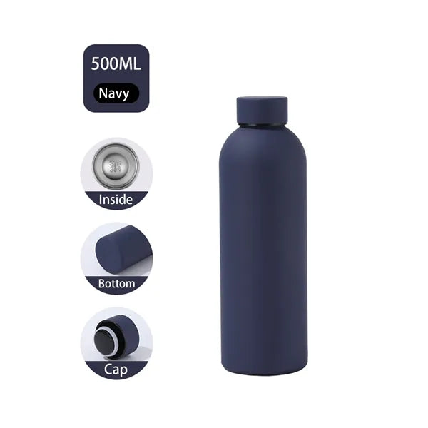 Rubber-Coated Stainless Insulated Bottle