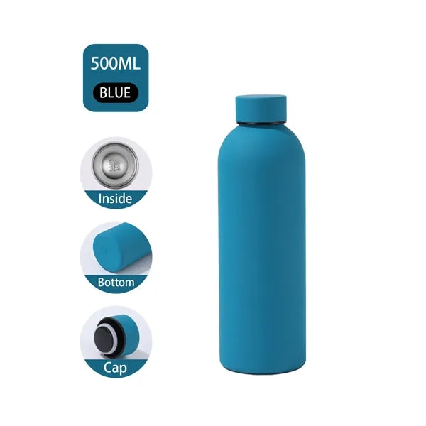 Rubber-Coated Stainless Insulated Bottle