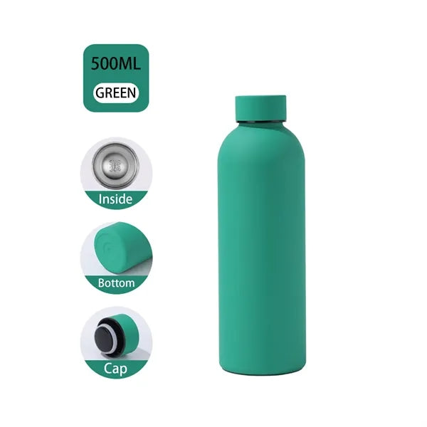 Rubber-Coated Stainless Insulated Bottle