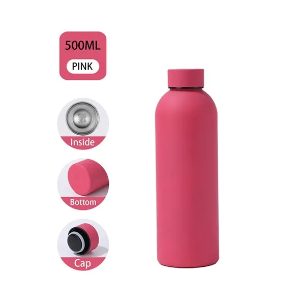 Rubber-Coated Stainless Insulated Bottle
