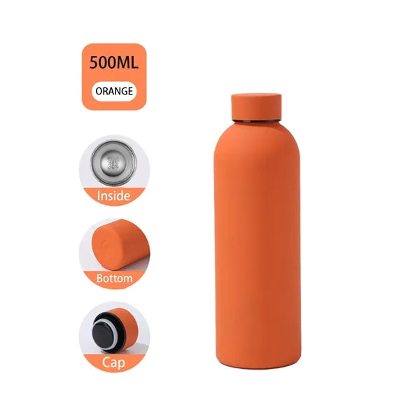 Rubber-Coated Stainless Insulated Bottle