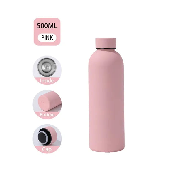 Rubber-Coated Stainless Insulated Bottle