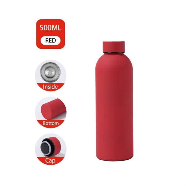 Rubber-Coated Stainless Insulated Bottle