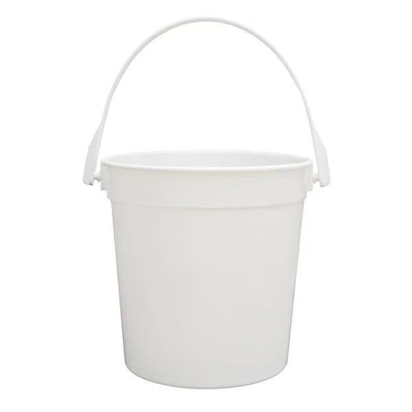 32 Ounce Food Safe Plastic Ice Bucket W/ Comfort Grip Handle