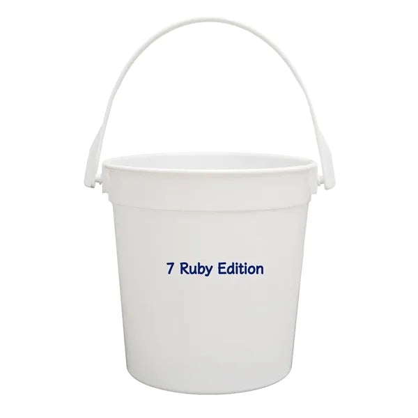 32 Ounce Food Safe Plastic Ice Bucket W/ Comfort Grip Handle