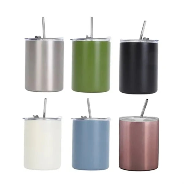 12oz. Eco-Friendly Insulated Tumbler Water Cup w/ Straw
