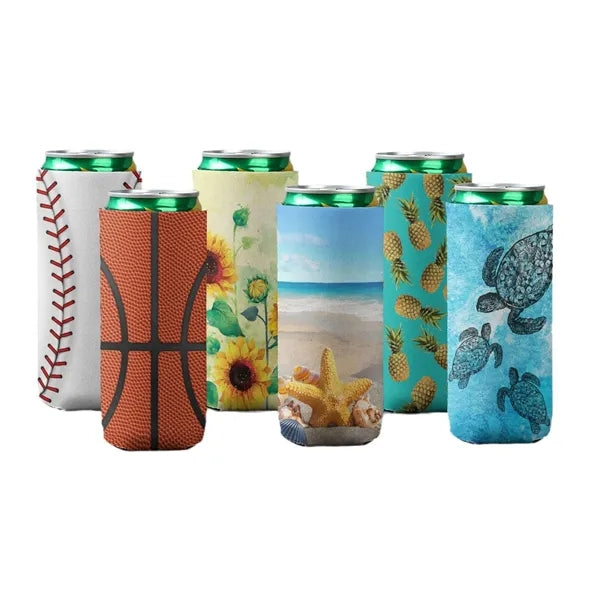 Slim 12oz Cans Cooler sleeves