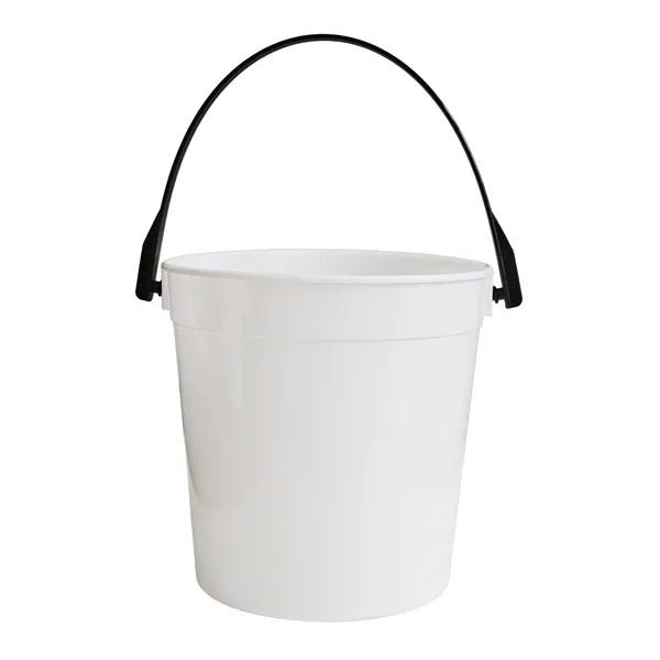 32 Ounce Food Safe Plastic Ice Bucket W/ Comfort Grip Handle