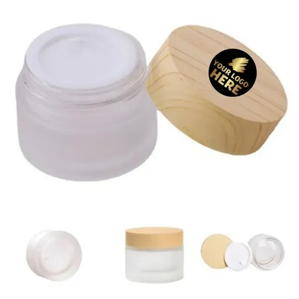 10G Frosted Glass Cream Jars