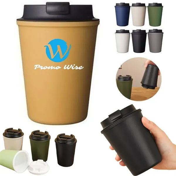 12-oz Portable Leak-Proof Anti-Slip Minimalist Coffee Cup