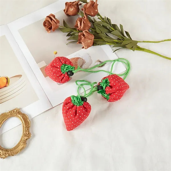 Foldable Strawberry Collapsible Thickened Eco Shopping Bag