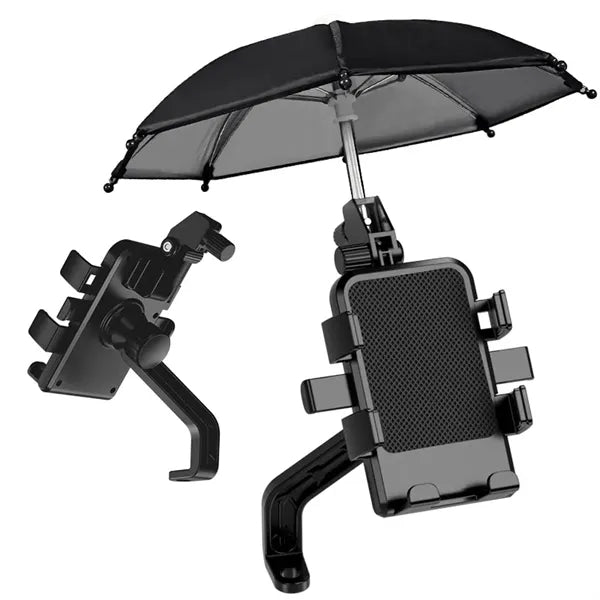 Bicycle Phone Holder With Umbrella