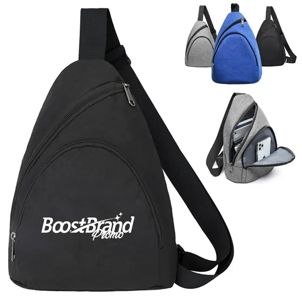 Branded Sling Bag with Adjustable Strap