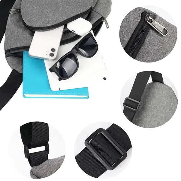 Branded Sling Bag with Adjustable Strap