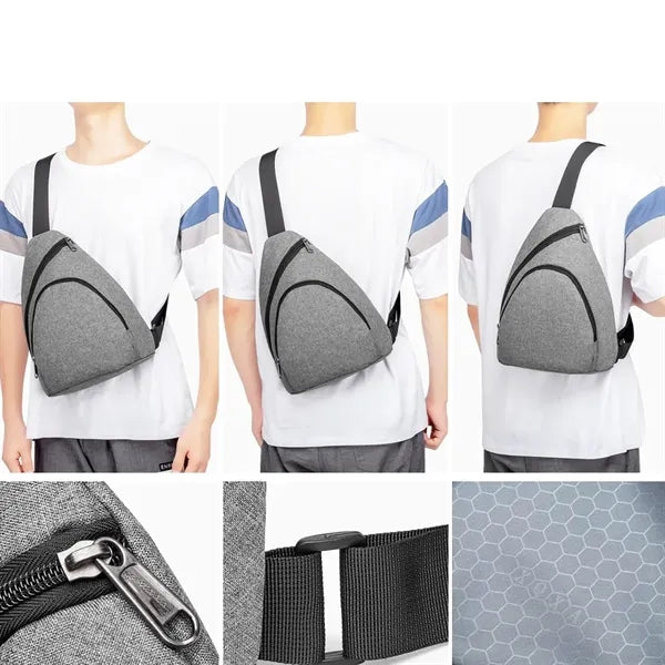 Branded Sling Bag with Adjustable Strap