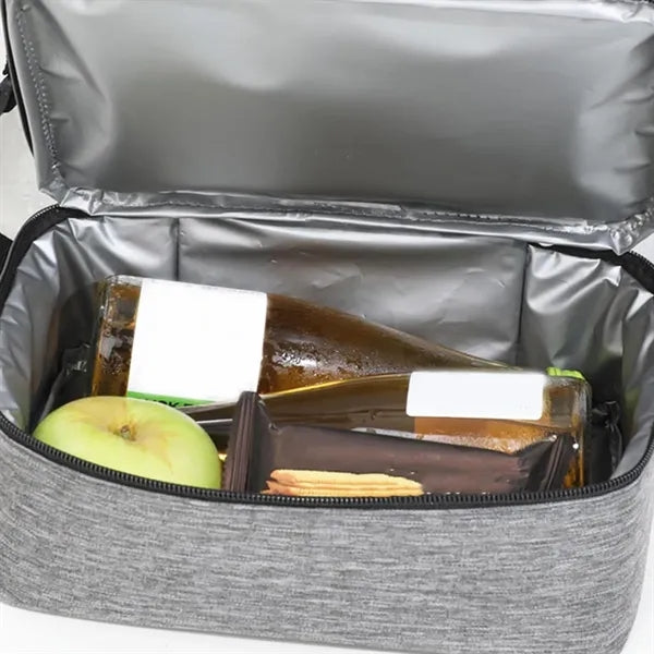 20L Insulated Dual Compartment Lunch Bag with Shoulder Strap
