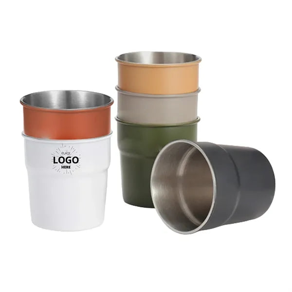 10 oz Stainless Steel Cup Camping Mug