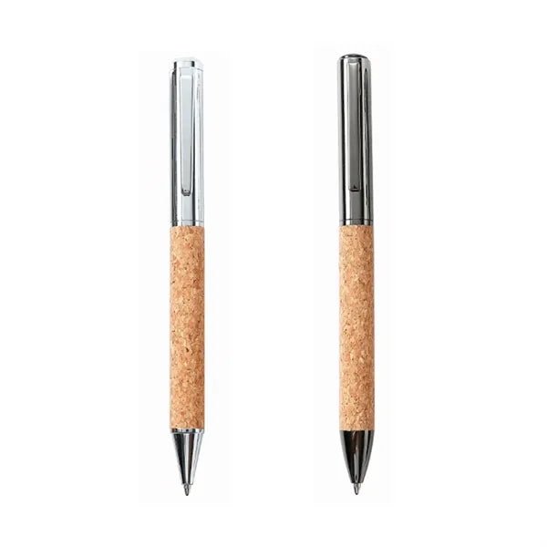 Eco-Friendly Cork Barrel Ballpoint Pen