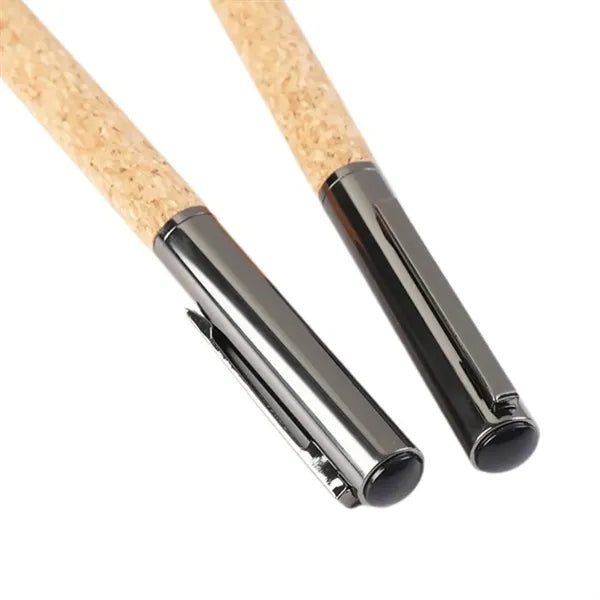 Eco-Friendly Cork Barrel Ballpoint Pen