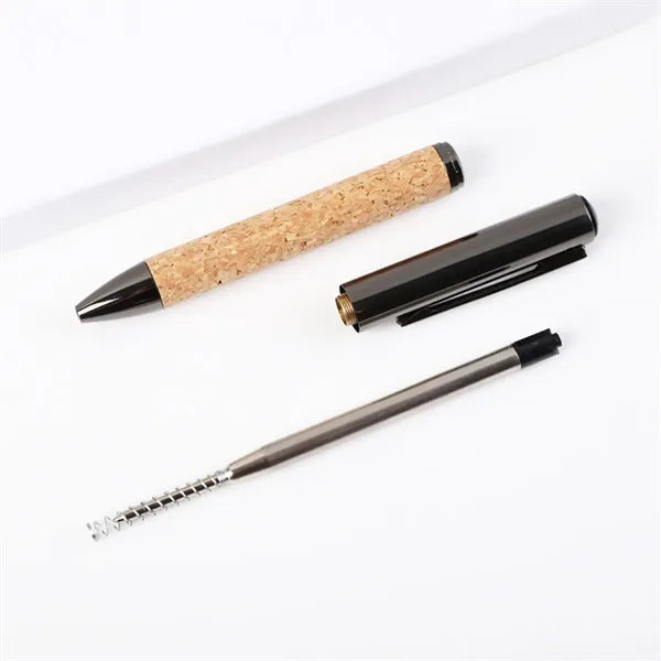 Eco-Friendly Cork Barrel Ballpoint Pen