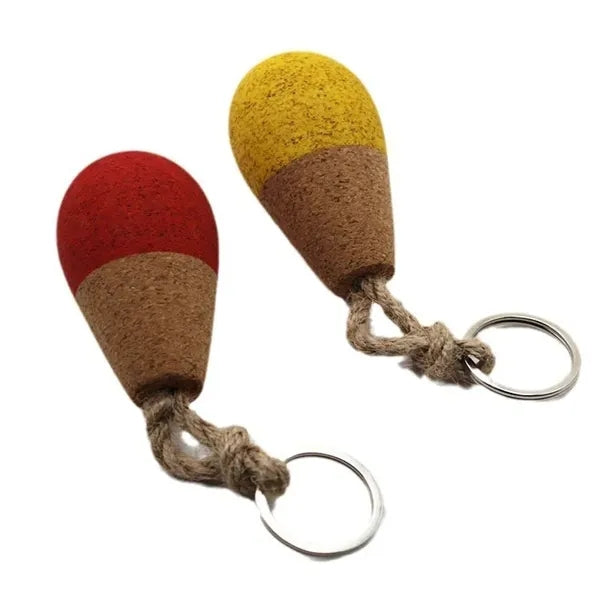 Floating Cork Keychain for Water Sports and Outdoor Use
