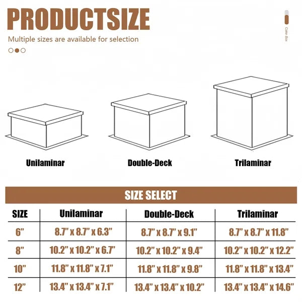 Clear Cake Box
