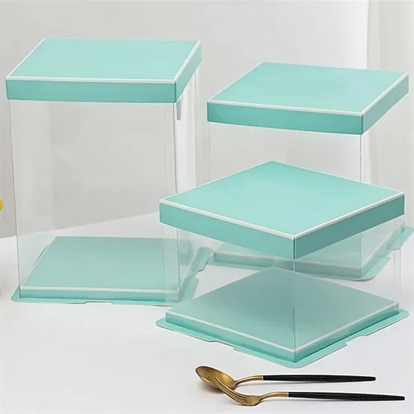 Clear Cake Box
