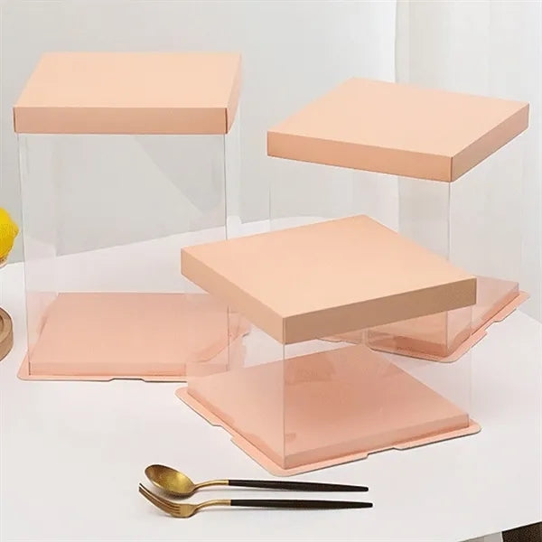 Clear Cake Box