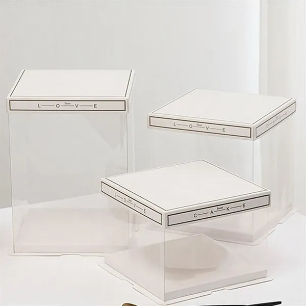 Clear Cake Box