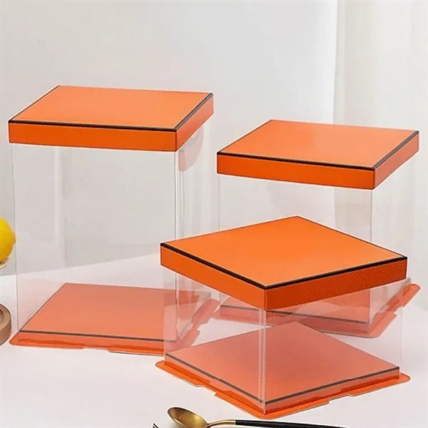 Clear Cake Box