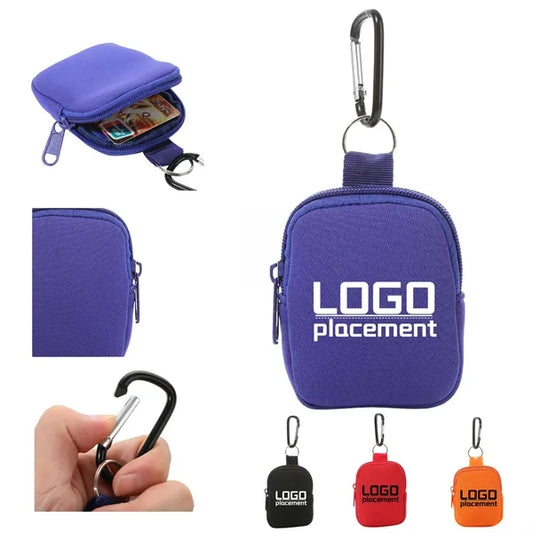 Mini Portable Neoprene Coin Purse Small Storage Bag