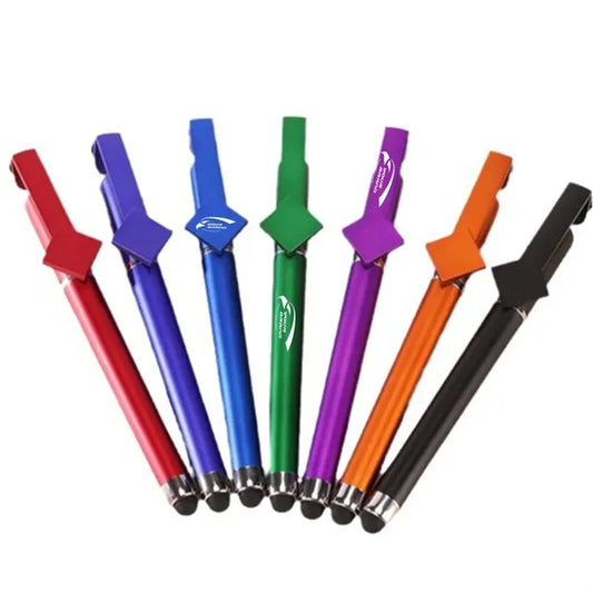 3 in 1 Phone Holder Touching Screen Ballpoint Pen