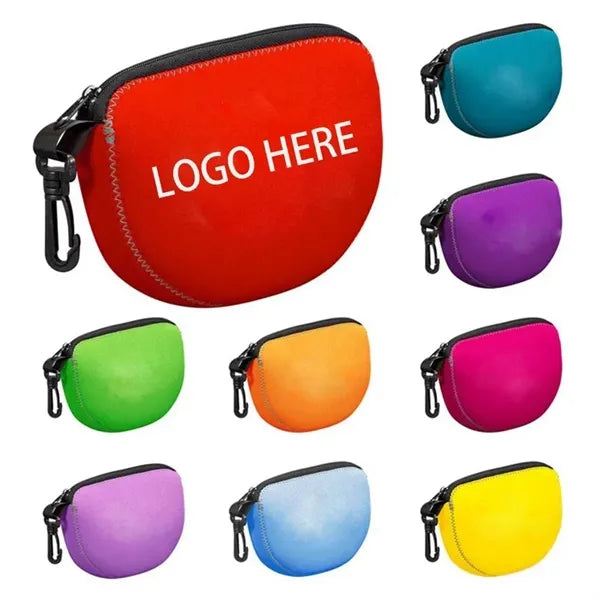 U-Shaped Neoprene Wallet
