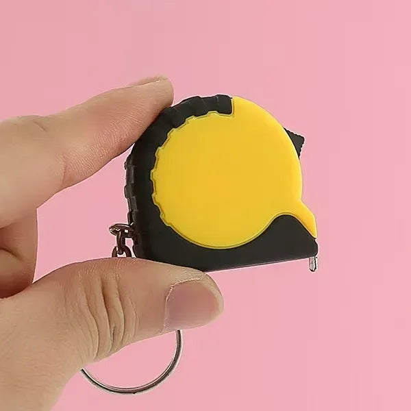 Portable keychain tape measure