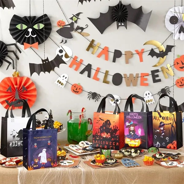 Halloween Non-Woven Gift Tote Trick or Treat Bags