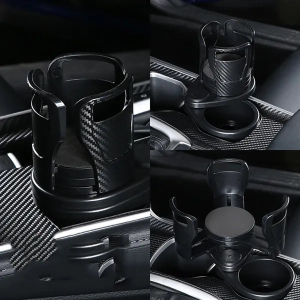 Logo Double-Layer Rotating Car Cup Holder