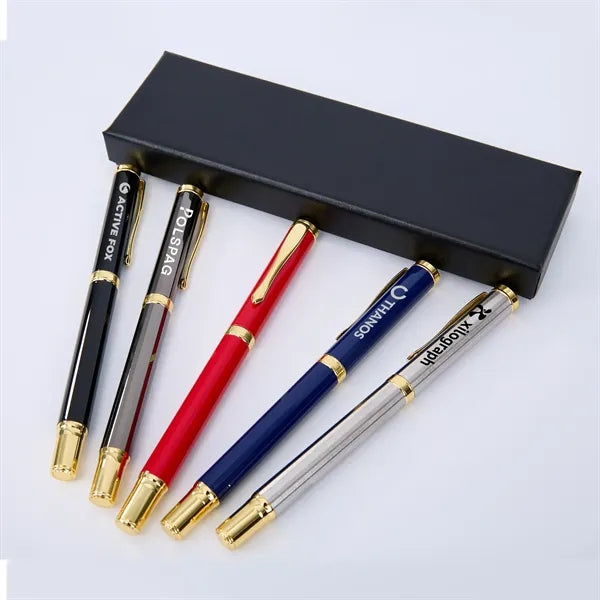 Metal Gel Ink Pen Set