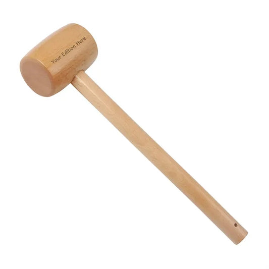 12" Large Solid Beech Wood Mallet for Woodworking & Assembly