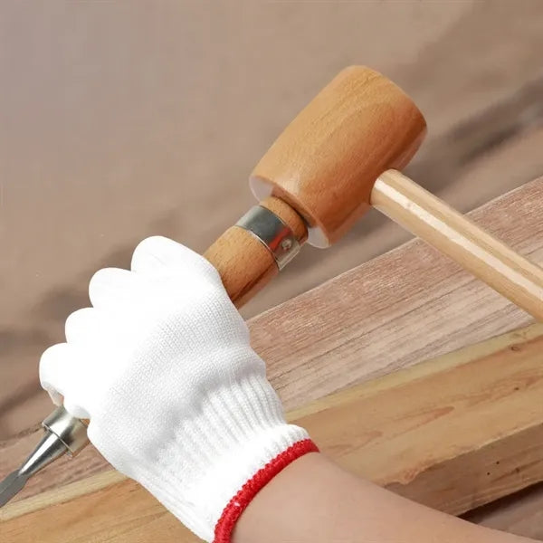 12" Large Solid Beech Wood Mallet for Woodworking & Assembly