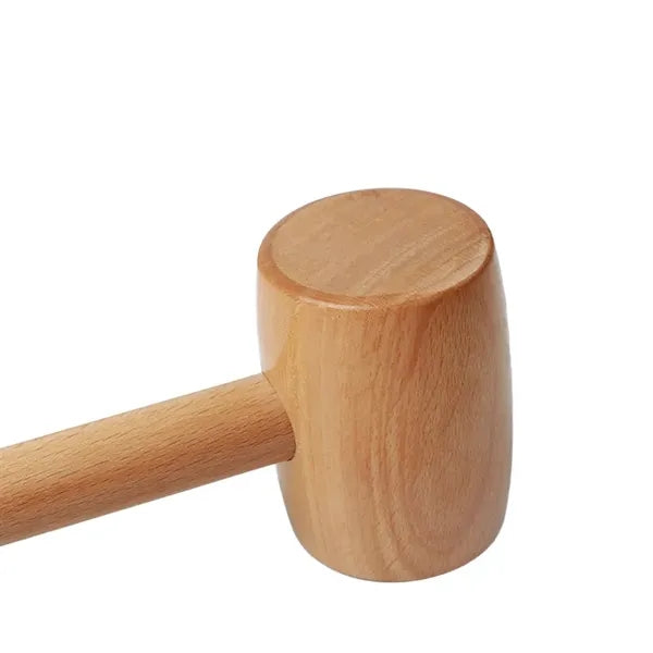 12" Large Solid Beech Wood Mallet for Woodworking & Assembly