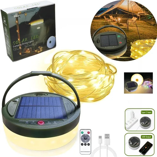 Portable Solar Camping String Light