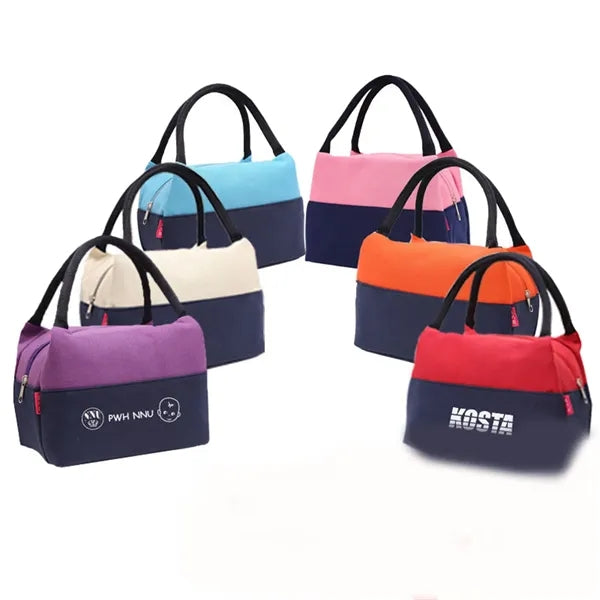 Waterproof Canvas Lunch Tote Bag
