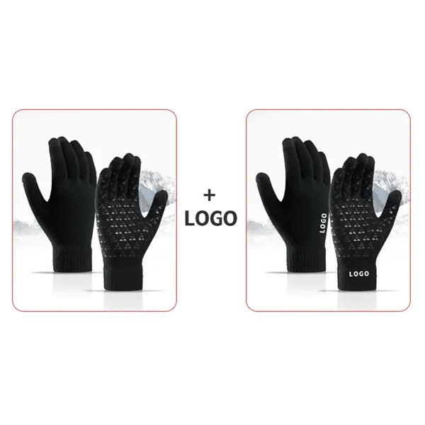Touchscreen Winter Gloves with Anti-Slip Palm