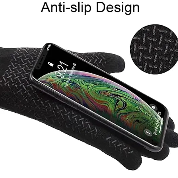 Touchscreen Winter Gloves with Anti-Slip Palm