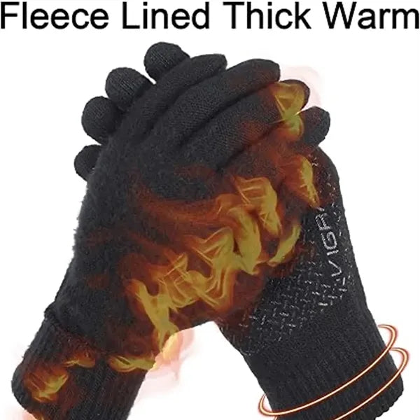 Touchscreen Winter Gloves with Anti-Slip Palm